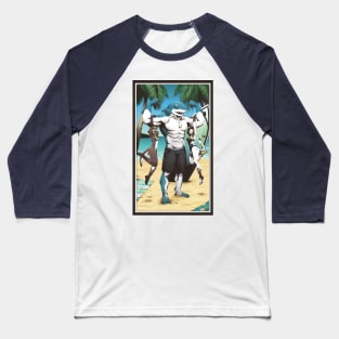 Beach Fun - Land Shark Baseball T-Shirt